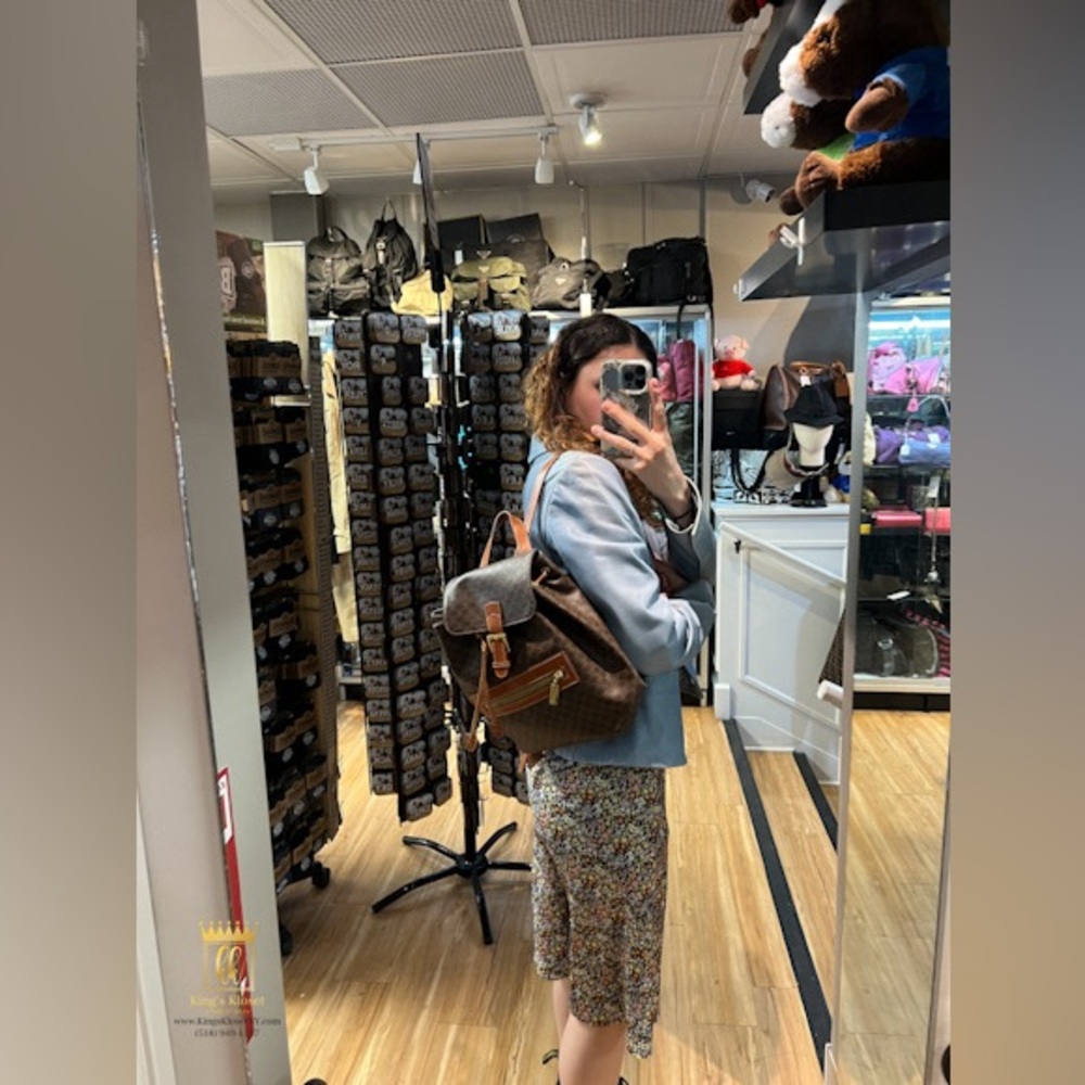 Celine leather backpack - Picture 15 of 16